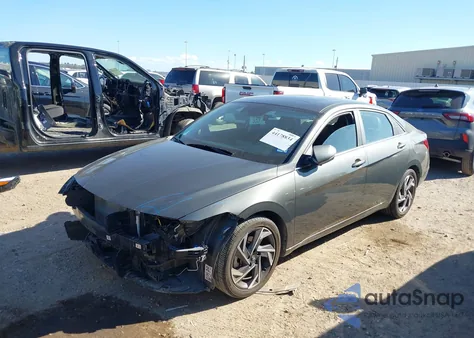 2024 Hyundai Elantra Limited from USA, damaged, VIN KMHLP4DG4RU741163